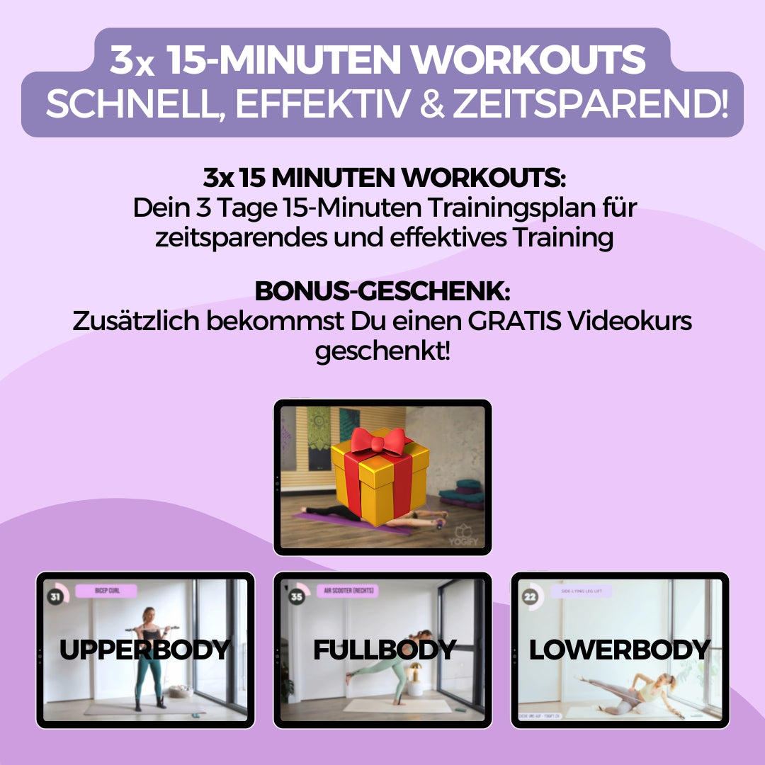 Videokurs 15-Minuten Workouts